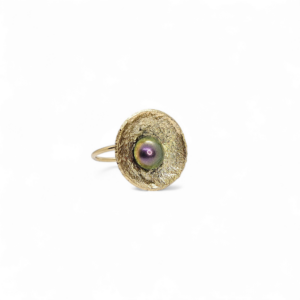 Bague en laiton doré à l'or fin