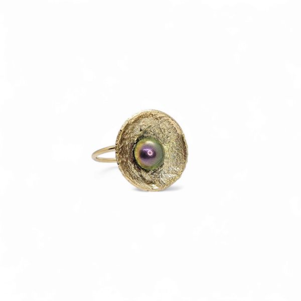 Bague en laiton doré à l'or fin