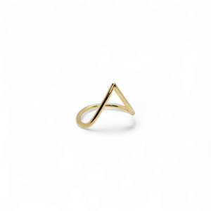 Bague en laiton doré à l'or fin
