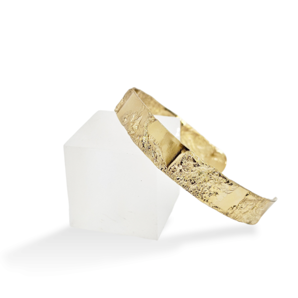 Bracelet en laiton doré à l'or fin