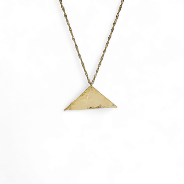 Pendentif en laiton doré à l'or fin