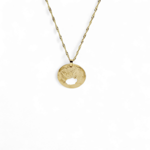 Pendentif en laiton doré à l'or fin