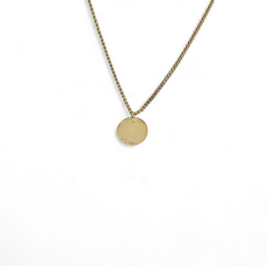 Pendentif en laiton doré à l'or fin