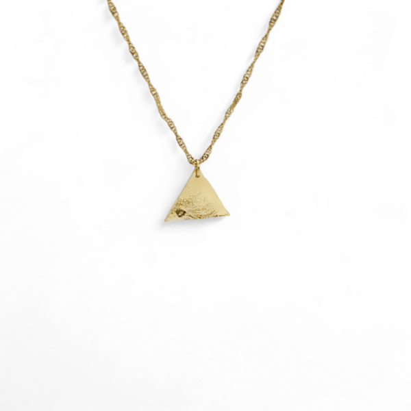 Pendentif en laiton doré à l'or fin